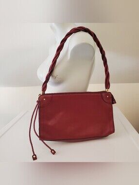 Relic Red Twisted Strap Shoulder Bag